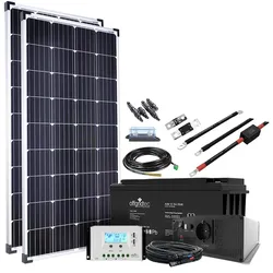 Solaranlage OFFGRIDTEC "Autark XL-Master", schwarz (baumarkt), Solarmodule