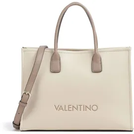 Valentino Wilk Handtasche Kunstleder Beige