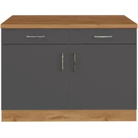 Held Unterschrank Sorrento 100 x 85 x 60 cm Anthrazit