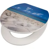 baliv WC-Sitz Samaria mit Absenkautomatik MDF Holzkern Strand
