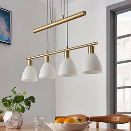 LINDBY Simeon 3-flg. 72,5 cm Glas gold