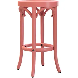 2er-Set LOUIS | Bugholz Barhocker | Holz | Rosa
