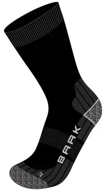 Funktionssocke Coolmax, schwarz/grau, Größe 40-43 - schwarz/grau - 40/43