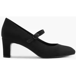 Komfort Spangenpumps - Damen - schwarz