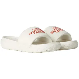 The North Face Never Stop Cush Slide White Dune/Lava Red 42