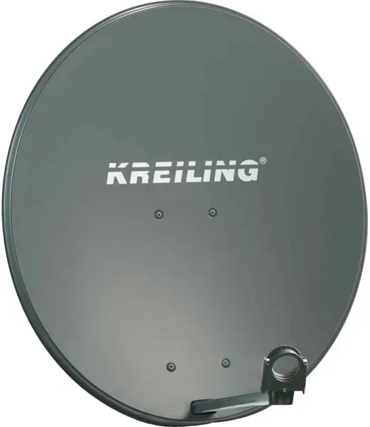 Kreiling ASP KRAE80 STYLE/ALU SAT-Spiegel 80cm, grau