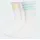 adidas 3-Streifen Crew Socken 3-Paar Weiß/Clear Pink/Clear Mint/Almost Gelb S