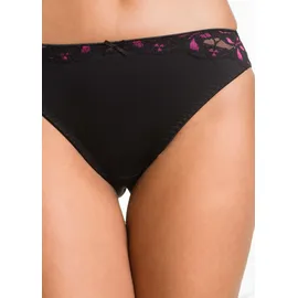 bonprix Slip 3 St. Schwarz 40/42
