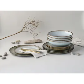 CreaTable Tafelservice Stone Town«, (Set, 12 tlg., - 2 Jahre Gewährleistung - mind. 14 Tage Rückgaberecht - grau