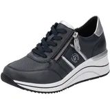remonte Keilsneaker Blau/Silber Damen 41