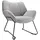 Tectake Sessel, gepolstert, mit Bouclé-Bezug, schlankes Stahlgestell mit Pulverbeschichtung, 73 x 72 x 81 cm, Esszimmer, Stühle, Esszimmerstühle, Vierfußstühle