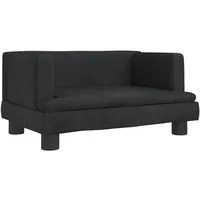 vidaXL Kindersofa Schwarz 60x40x30 cm Samt
