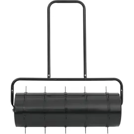 vidaXL Gartenwalze Rasenwalze mit Rasenlüfter 63 L
