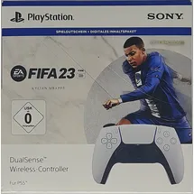 Sony PS5 DualSense Wireless-Controller weiß + FIFA 23