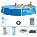 Frame Pool Rund - 366x76 Cm - 7-teilig  S271
