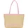 Valentino Maiam Shopper Baumwolle/Pink/Beige