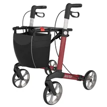 Rehasense Leichtgewicht Rollator Router M weinrot
