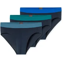 SCHIESSER Rioslip 3er Pack Blau / Grün / Grau XL