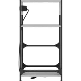 vidaXL Nachttisch Grau Sonoma 40 x 27 x 76 cm Holzwerkstoff