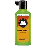 Molotow ONE4ALL Refill Acryl, Farbe 219 neon grün floureszierend 180 ml, Nachfülltinte für Permanentmarker