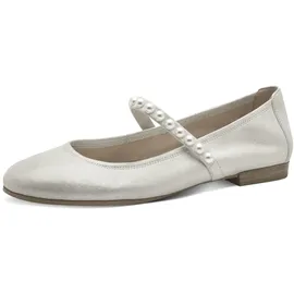 TAMARIS DA Woms Ballerina für Damen, silber, Größe 39 EU