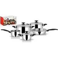 Pyramis GOURMET-KOCHTOPFSET 8-teilig - Schwarz