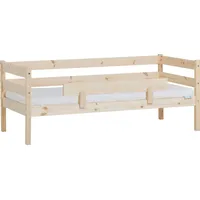 Hoppekids Einzelbett »ECO Comfort Kinderbett, Kiefer Massivholz, Jugendbett inkl. Rollrost«, 70x160 cm, wahlweise in verschieden Farben/ Matratze/ Absturzsicherung, beige