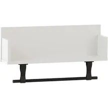 MÖBELPARTNER Wandregal Ella 59,8 x 13,5 x 31,5 cm Weiß
