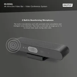 Digitus 4K All-In-One Video Bar Mini - Videokonferenz-System