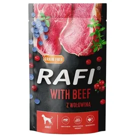 Rafi Hundefutter Mit Blaubeeren Und Rindfleisch 500 g
