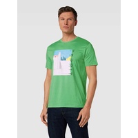 Esprit T-Shirt mit Motiv-Print, Hellgruen, M