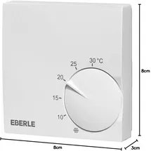 EBERLE RTR-S 6121-1 Raumthermostat 230V 5A 5 bis 30°C