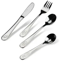 NIROSTA Various Kinderbesteck-Set, 4-teilig, space