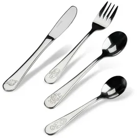 NIROSTA Various Kinderbesteck-Set, 4-teilig, space