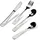 NIROSTA Various Kinderbesteck-Set, 4-teilig, space