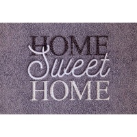 oKu-Tex Fußmatte | Schmutzfangmatte | Deco-Style Entrance | Home Sweet Home | Aufdruck | für innen | Eingangsbereich/Haustür/Treppenhaus | rutschfest | 40x60 cm
