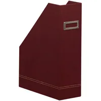 Rhodia Rhodiarama Stehsammler aus Kunstleder, 10x25x31cm - Weinrot
