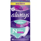 Always Daily Fresh Flexistyle Slipeinlagen Slim mit Frischeduft Big Pack - 74.0 Stück