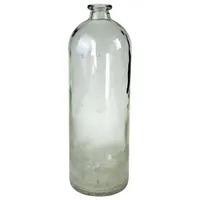 Voß_1 Bodenvase Bottle, grün-gefrostet Glas, 13,5x41 cm