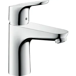 Waschtischmischer Focus 100 (Ausführung: Waschtischmischer Hansgrohe 100 Focus Ausladung 119 mm ohne Ablaufgarnitur chrom)