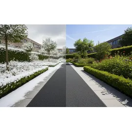 melius vivere Sicherheitsmatte PRO 120 x 50 cm Anthrazit