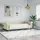 vidaXL Tagesbett Creme 100x200 cm Kunstleder