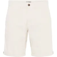 !Solid Shorts SOLID "Shorts SDLoras", Herren, Gr. XXL, N-Gr, weiß (sanftes weiß), Obermaterial: 55% Leinen LI. 45% Baumwolle CO., Hosen Shorts