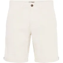 !Solid Shorts SOLID "Shorts SDLoras", Herren, Gr. XXL, N-Gr, weiß (sanftes weiß), Obermaterial: 55% Leinen LI. 45% Baumwolle CO., Hosen Shorts