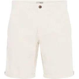 !Solid Shorts SOLID "Shorts SDLoras", Herren, Gr. XXL, N-Gr, weiß (sanftes weiß), Obermaterial: 55% Leinen LI. 45% Baumwolle CO., Hosen Shorts