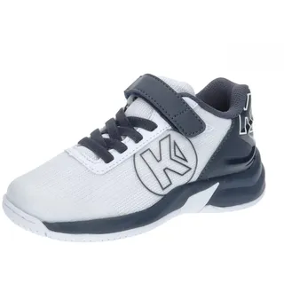Kempa Attack 2.0 Junior Game Changer Handballschuhe, Sportschuhe, Turnschuhe, Weiß Marine, 31