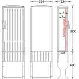 uesa Flachschrank
