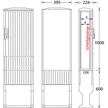 uesa Flachschrank