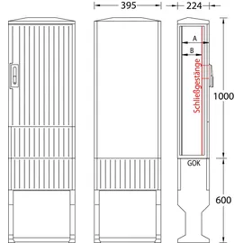 uesa Flachschrank
