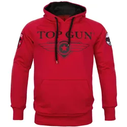 TOP GUN Kapuzen Pullover Defender (Sale) rot, Größe L